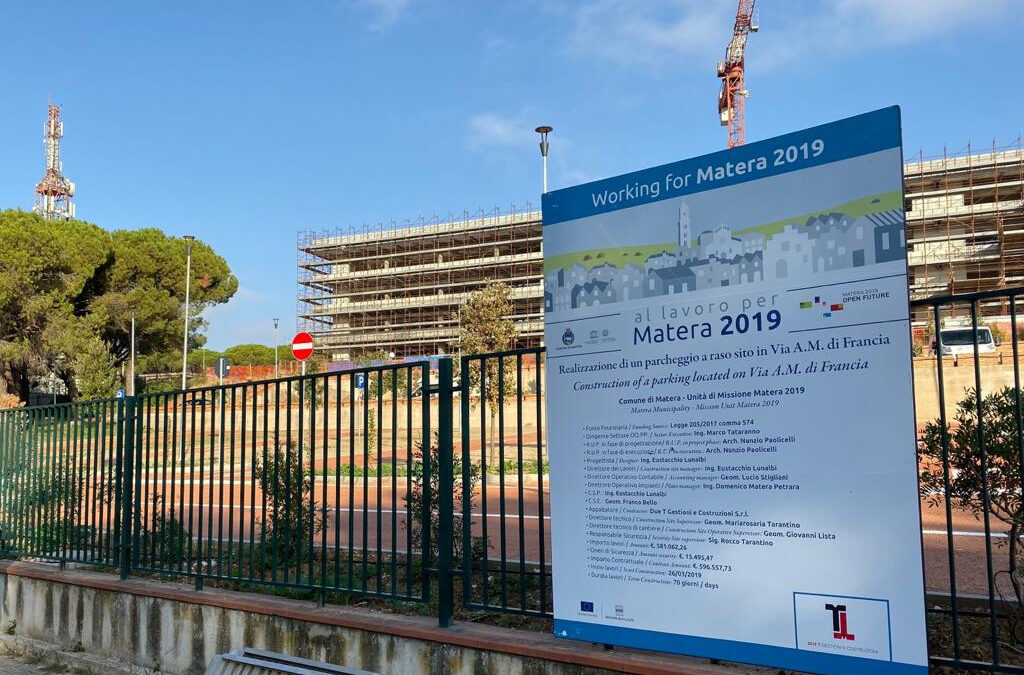 Parcheggio a raso a Matera